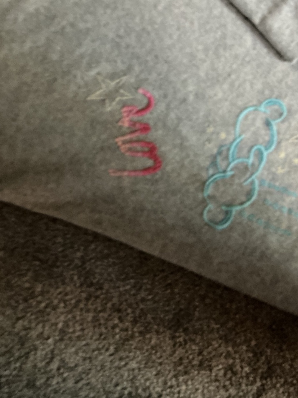 Johnny Was Cashmere Gray Sweater with Embroidery Size L - Picture 8 of 16